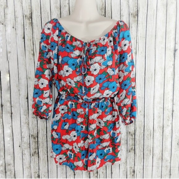 Soprano Pants - Soprano (Nordstrom) Floral Romper NWT Sz M